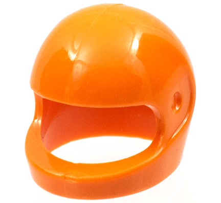 Crash Helmet Minifigure Accessory - Official LEGO® Part