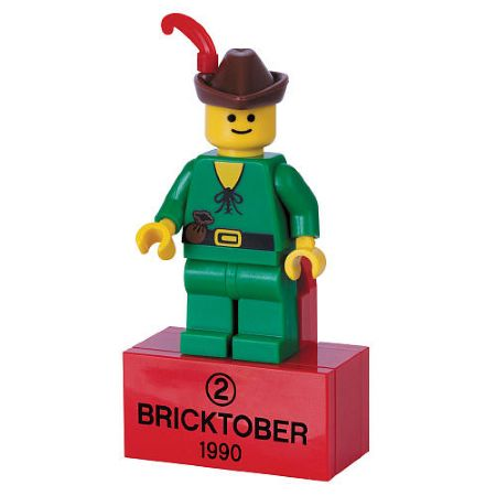 LEGO Forestman Minifigure Magnet Set (with 2 x 4 Brick Base - Bricktober Week 2) Polybag Set (2856224)