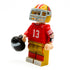 #13 QB San Francisco Football Player Minifig - B3 Customs