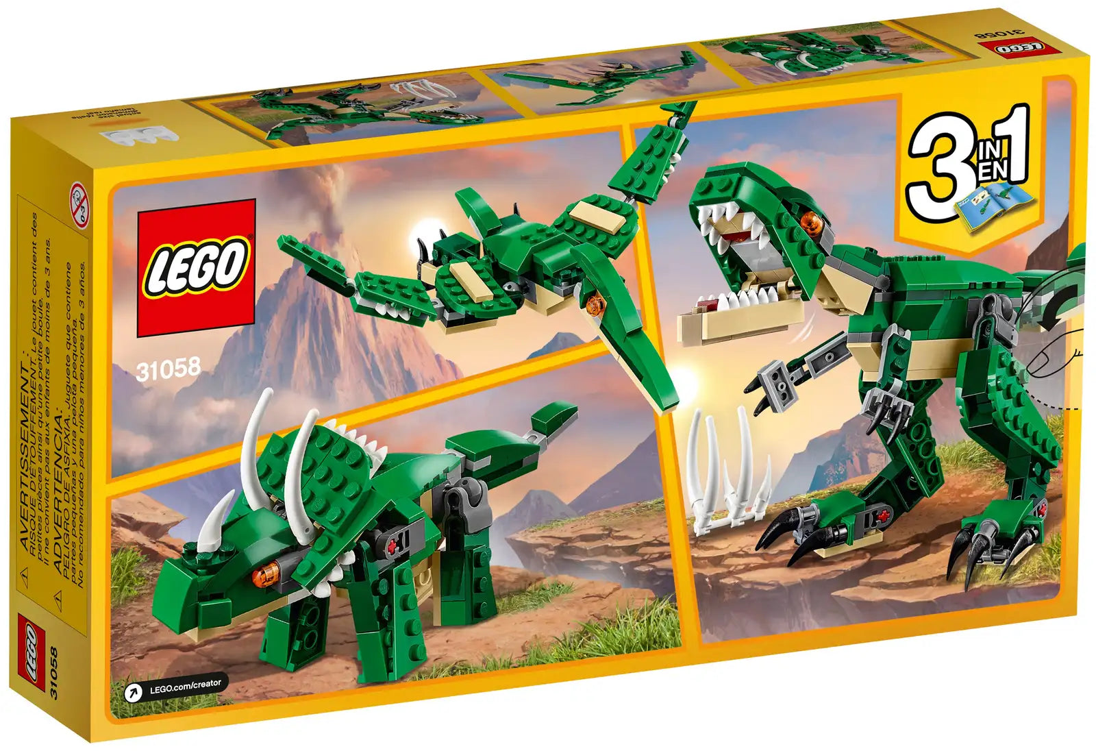 LEGO Creator Mighty Dinosaurs Set (31058)
