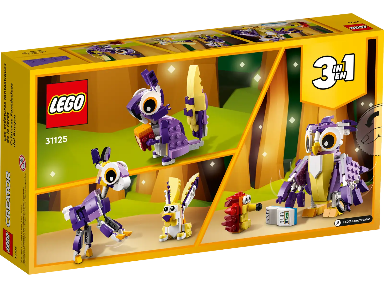LEGO Creator Fantasy Forest Creatures Set (31125)