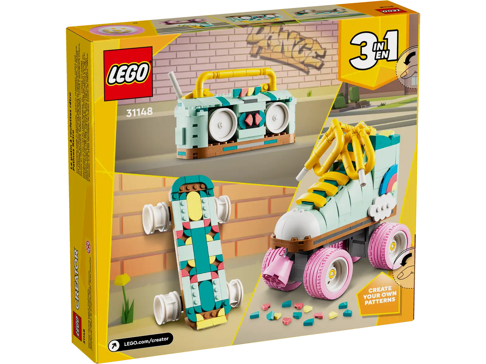 LEGO Creator Retro Roller Skate 3in1 Set (31148)