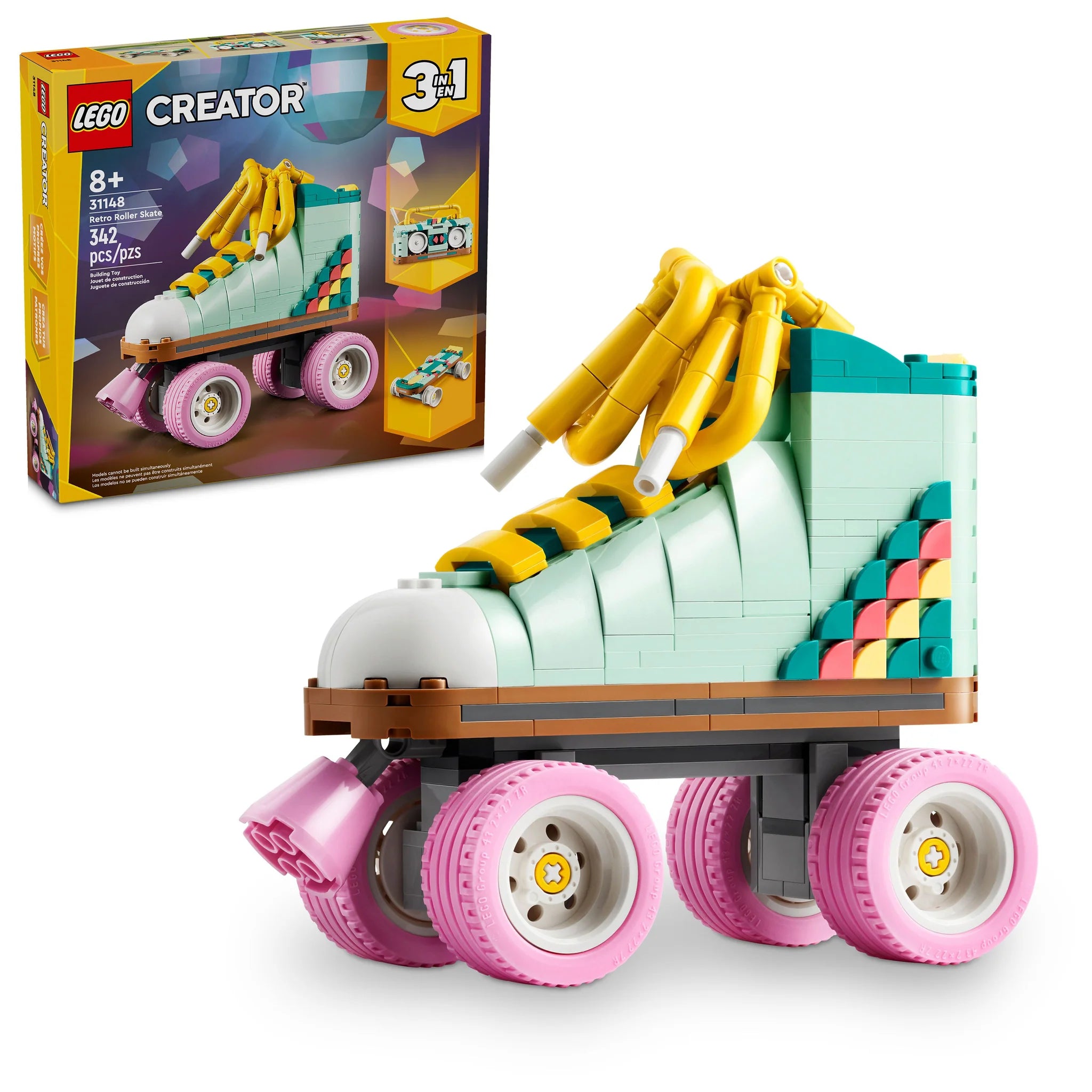 LEGO Creator Retro Roller Skate Building Toy Set (31148)