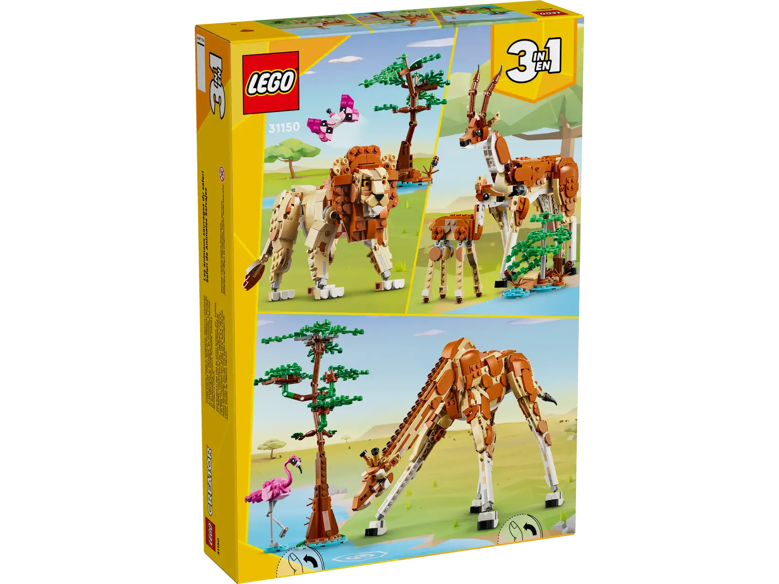 LEGO Creator Wild Safari Animals 3in1 Set (31150)
