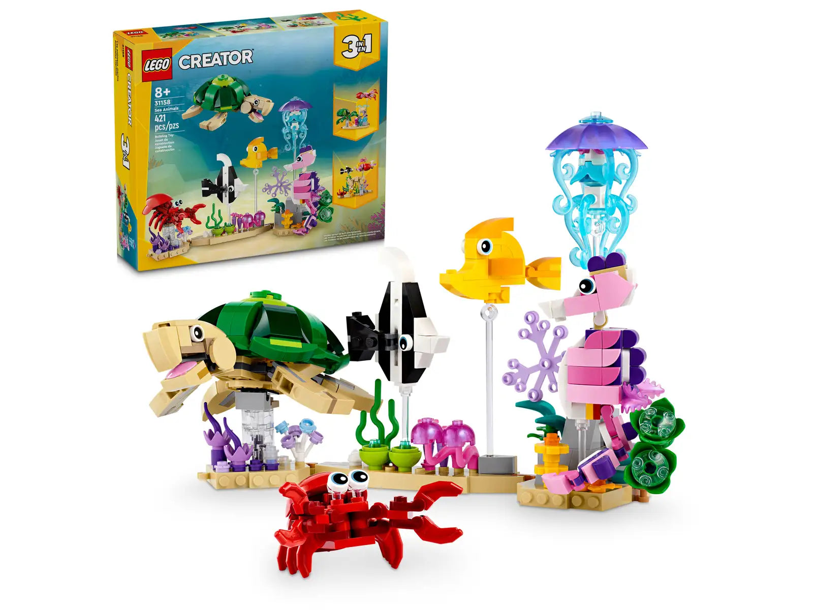 LEGO Creator Sea Animals 3in1 Set (31158)