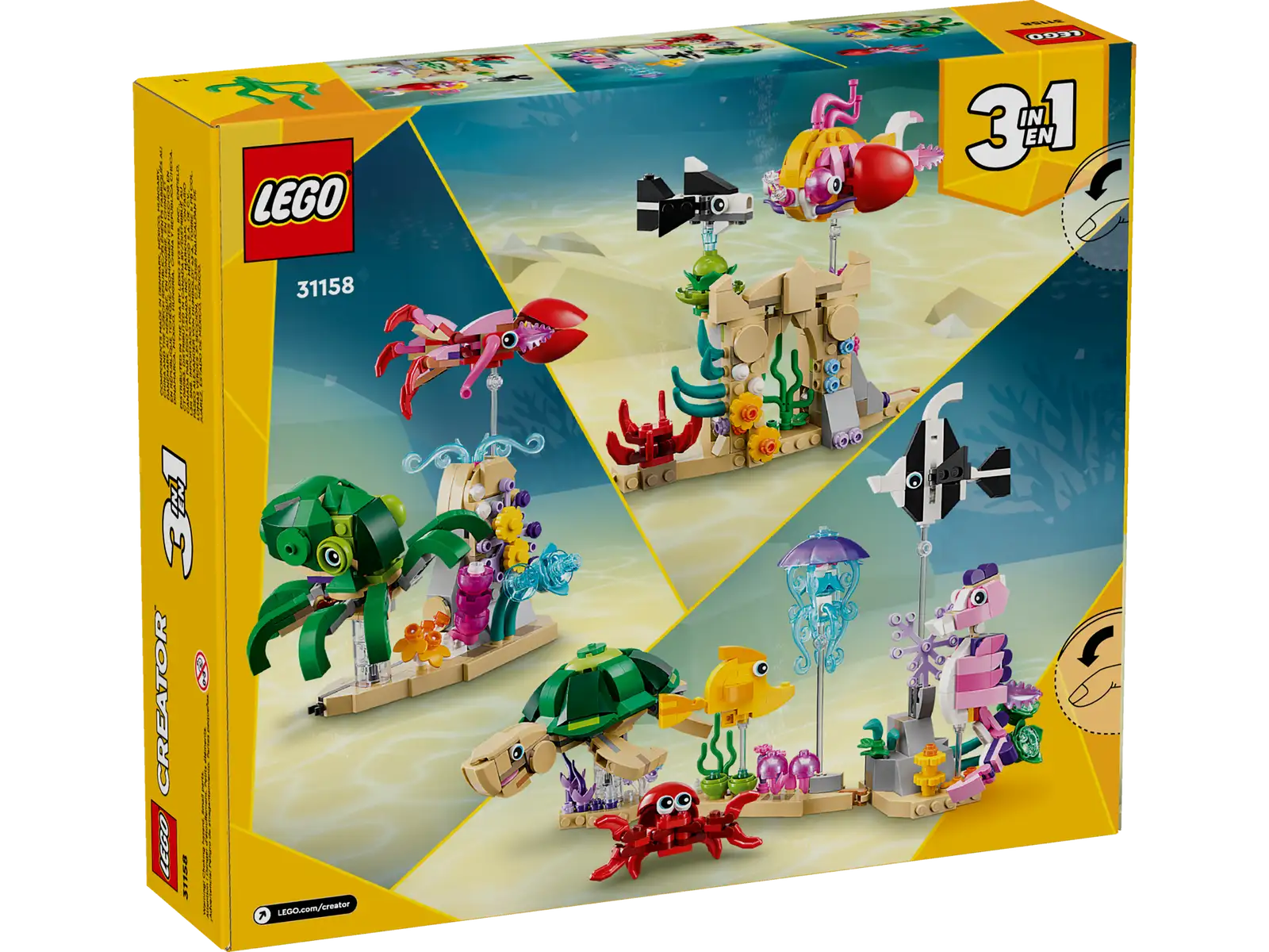 LEGO Creator Sea Animals 3in1 Set (31158)