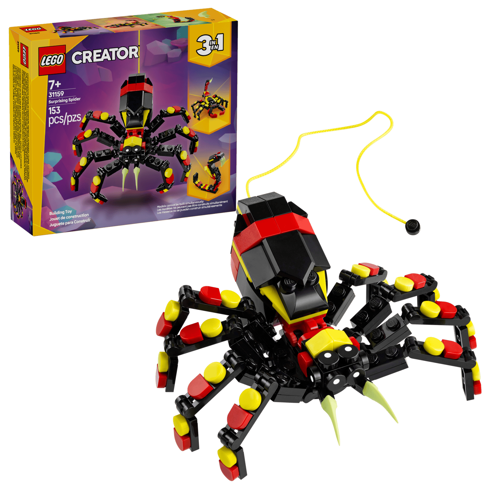 LEGO Creator Wild Animals: Surprising Spider 3in1 Set (31159)