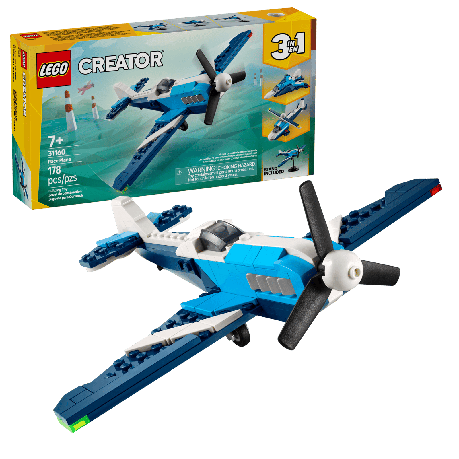 LEGO Creator Aircraft: Race Plane 3in1 Set (31160)