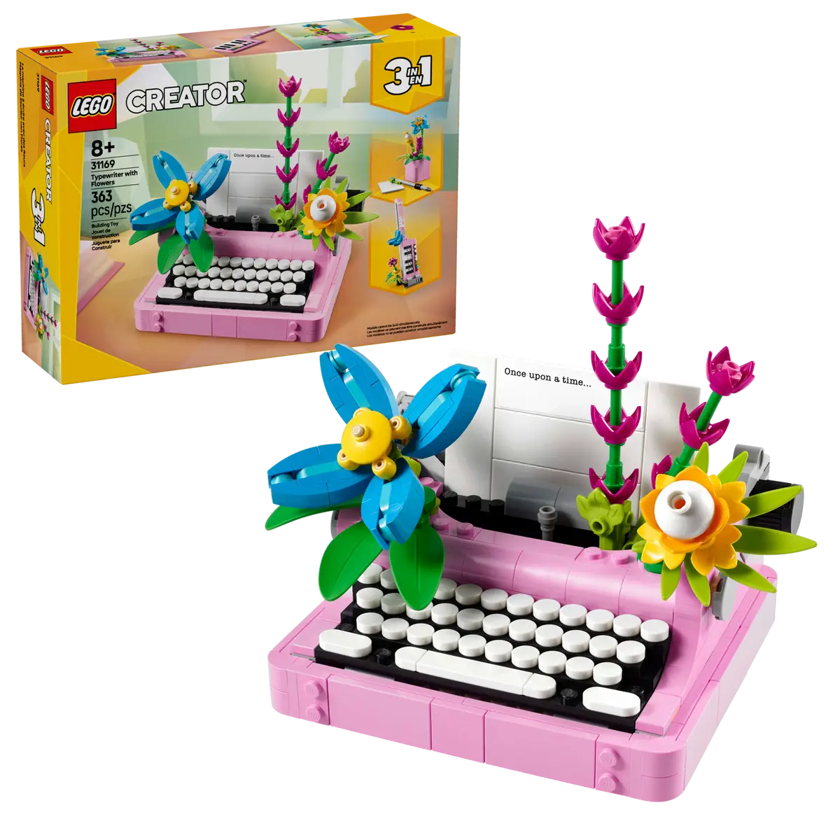 LEGO Creator Typewriter with Flowers 3in1 Set (31169)