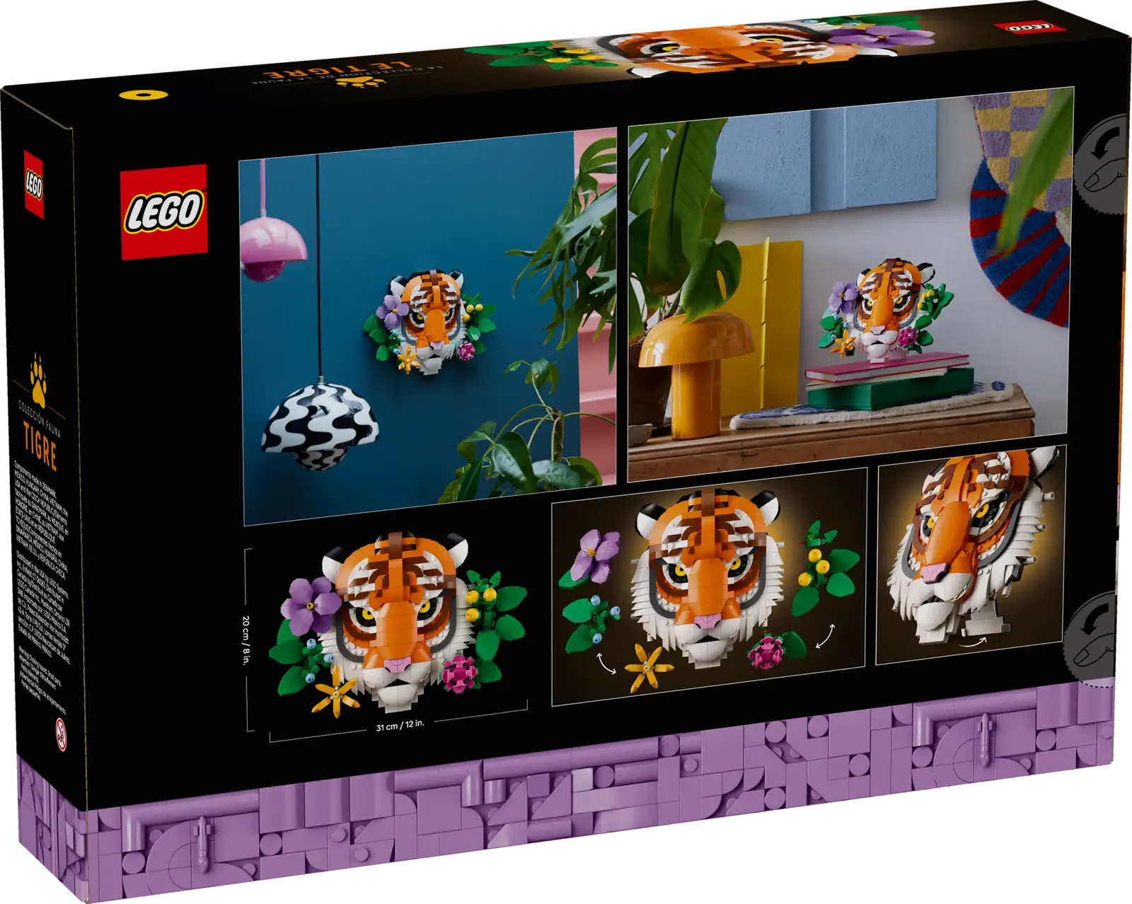 LEGO Art The Fauna Collection – Tiger (31217)