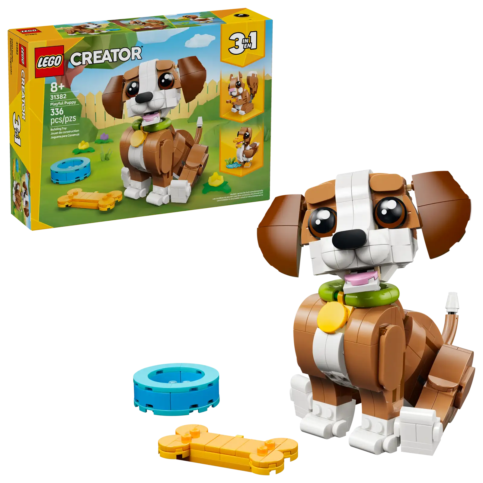 LEGO Creator Cute Animals: Playful Puppy Dog 3in1 Set (31382)