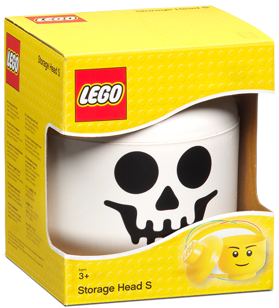 LEGO Storage Head Small Skeleton 40311728