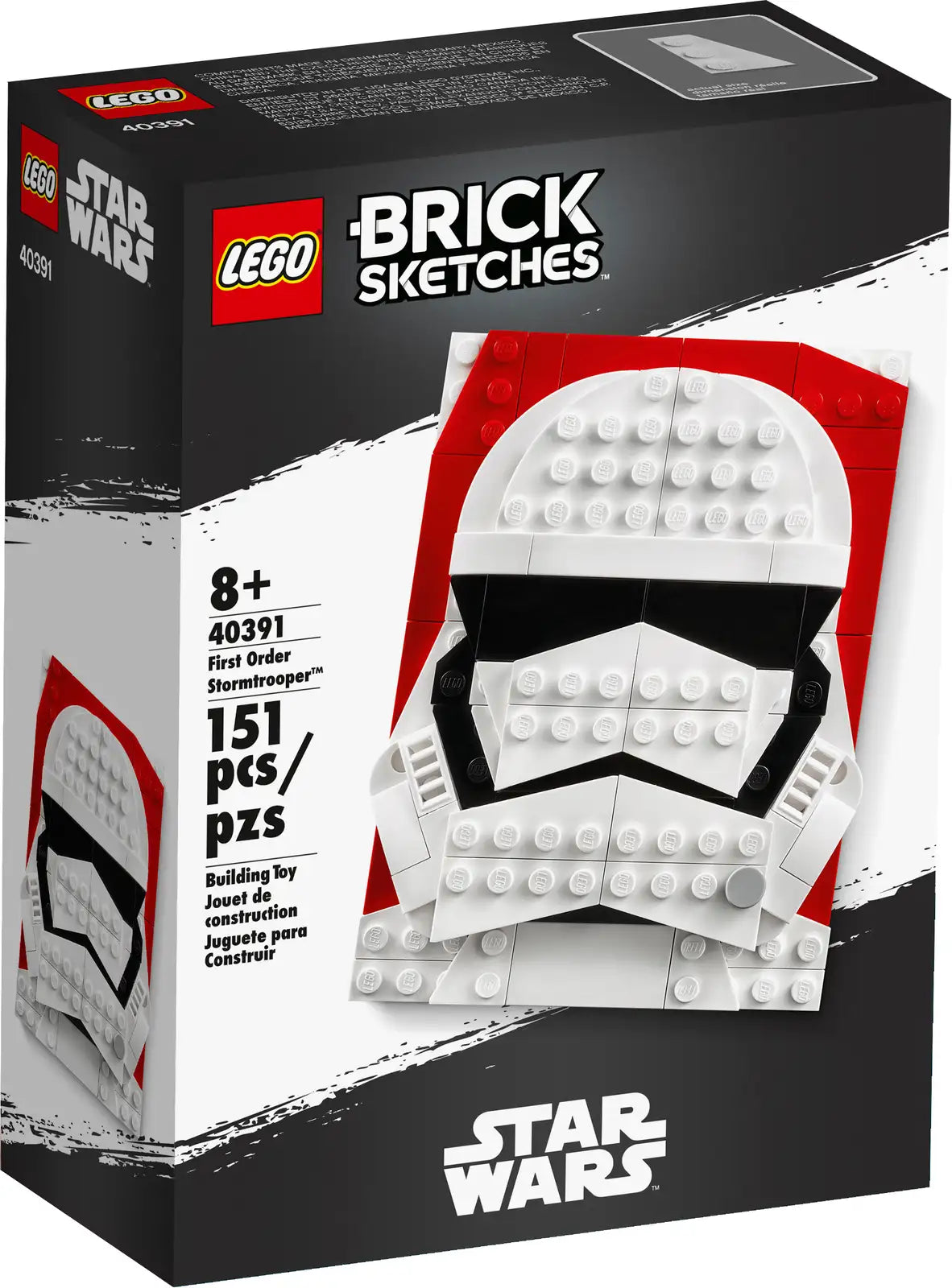 LEGO Brick Sketches Star Wars First Order Stormtrooper Set (40391)