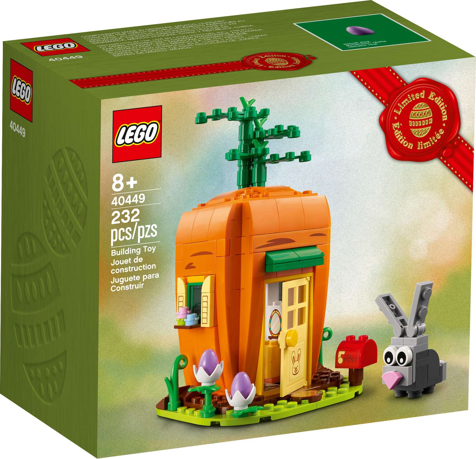 LEGO Easter Bunny's Carrot House GWP Set (40449)