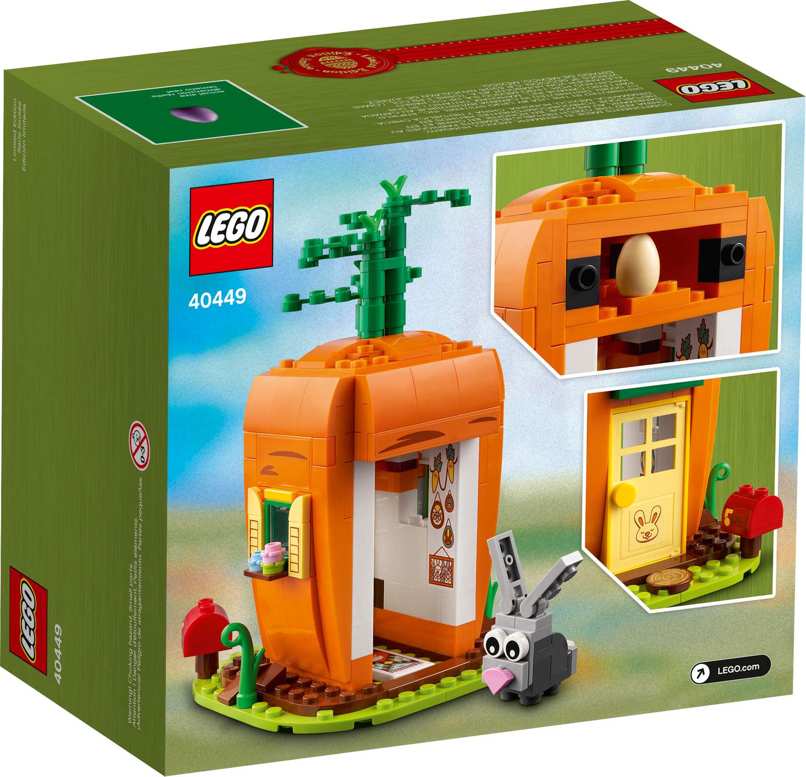 LEGO Easter Bunny's Carrot House GWP Set (40449)