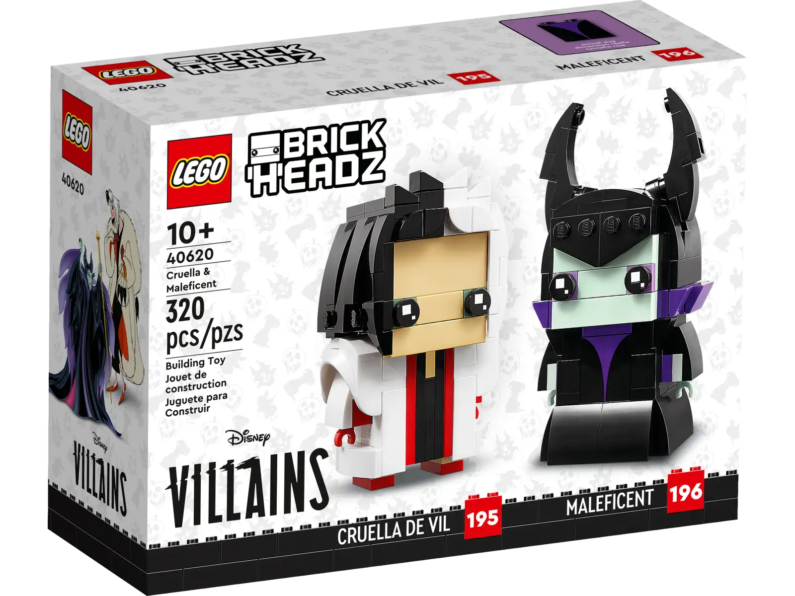 LEGO Cruella & Maleficent BrickHeadz Set (40620)