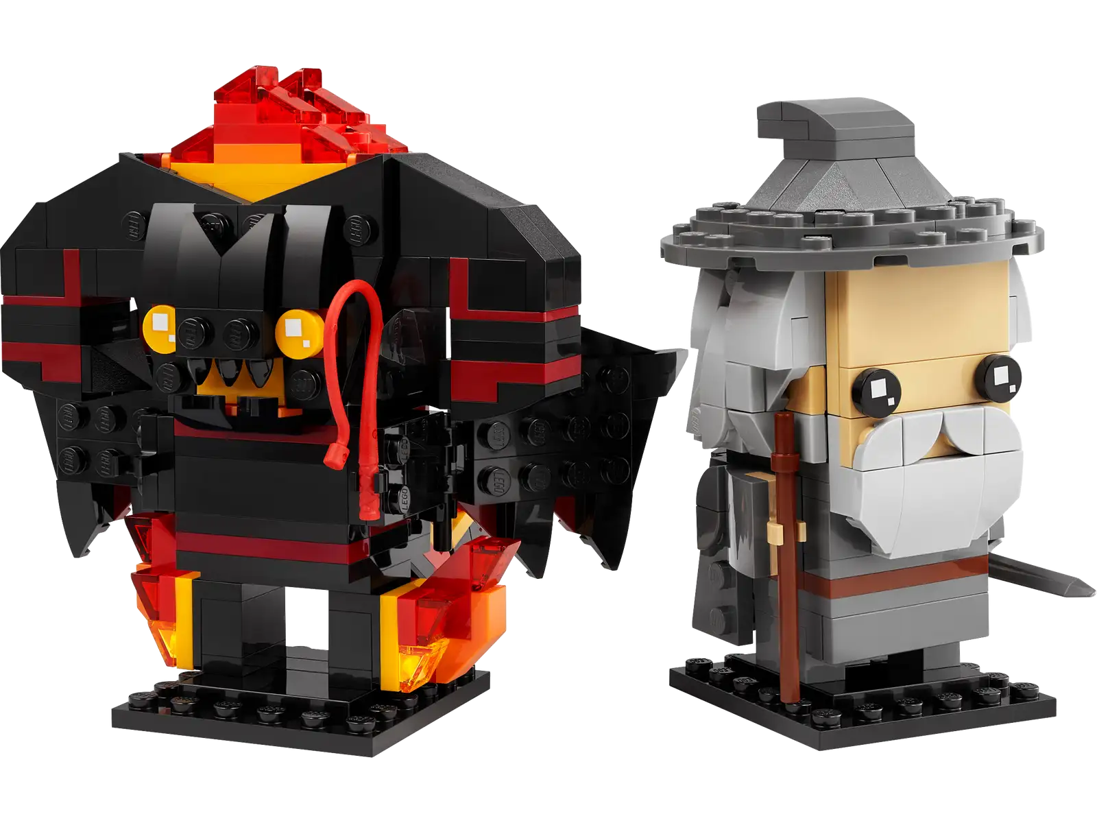 LEGO The Lord of the Rings  Gandalf the Grey™ & Balrog™ BrickHeadz Set (40631)