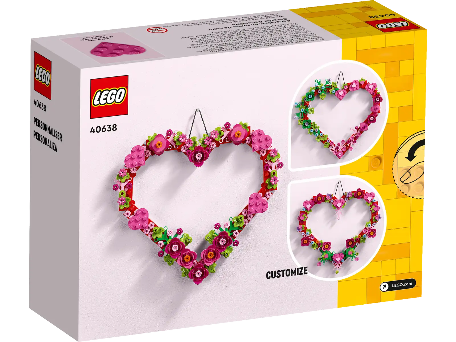 LEGO Heart Ornament Set (40638)