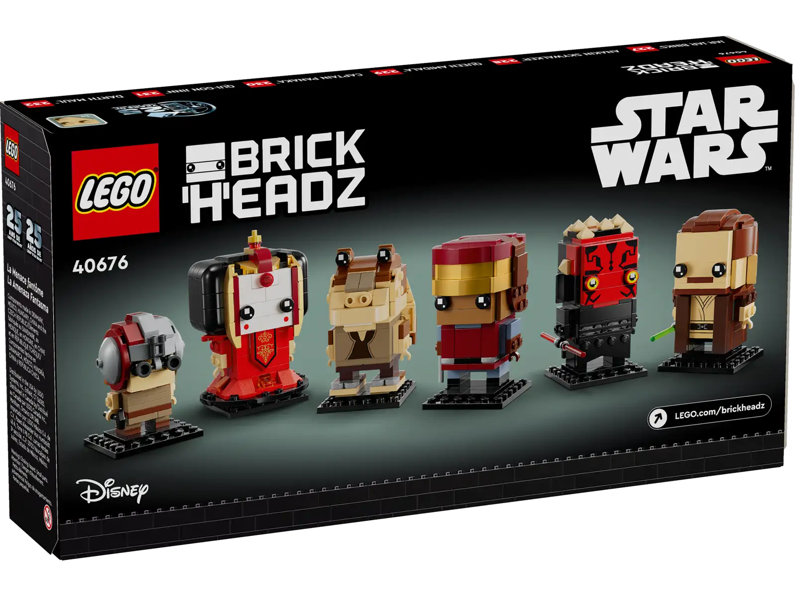 LEGO Star Wars The Phantom Menace™ BrickHeadz Set (40676)
