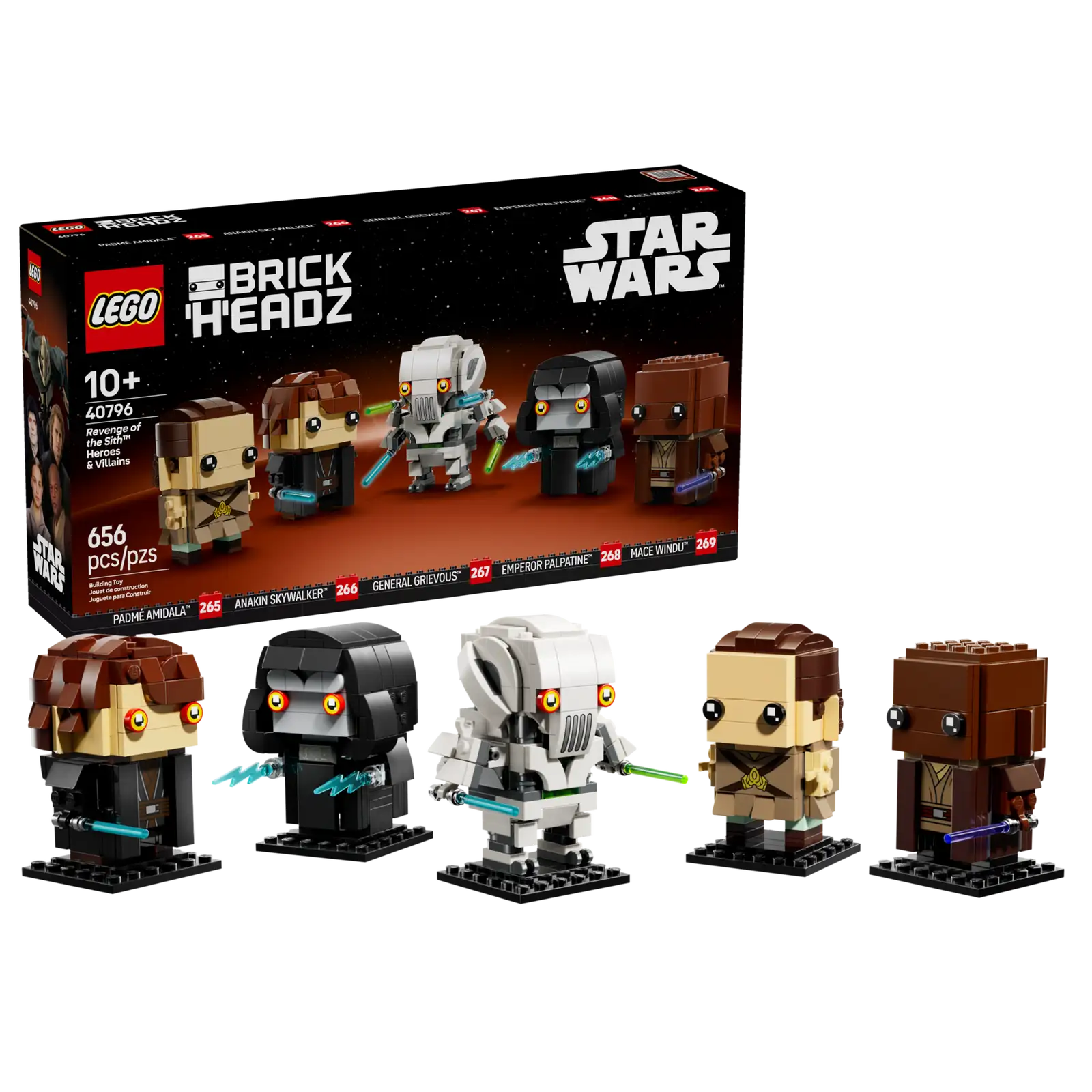 LEGO Star Wars Revenge of the Sith™ Heroes & Villains BrickHeadz Set (40796)