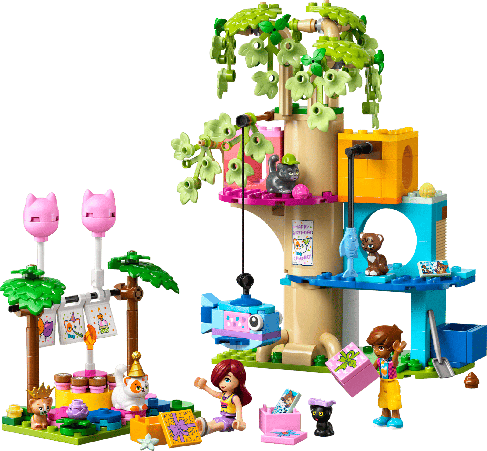 LEGO Friends Cat Birthday Party & Tree House Set (42666)