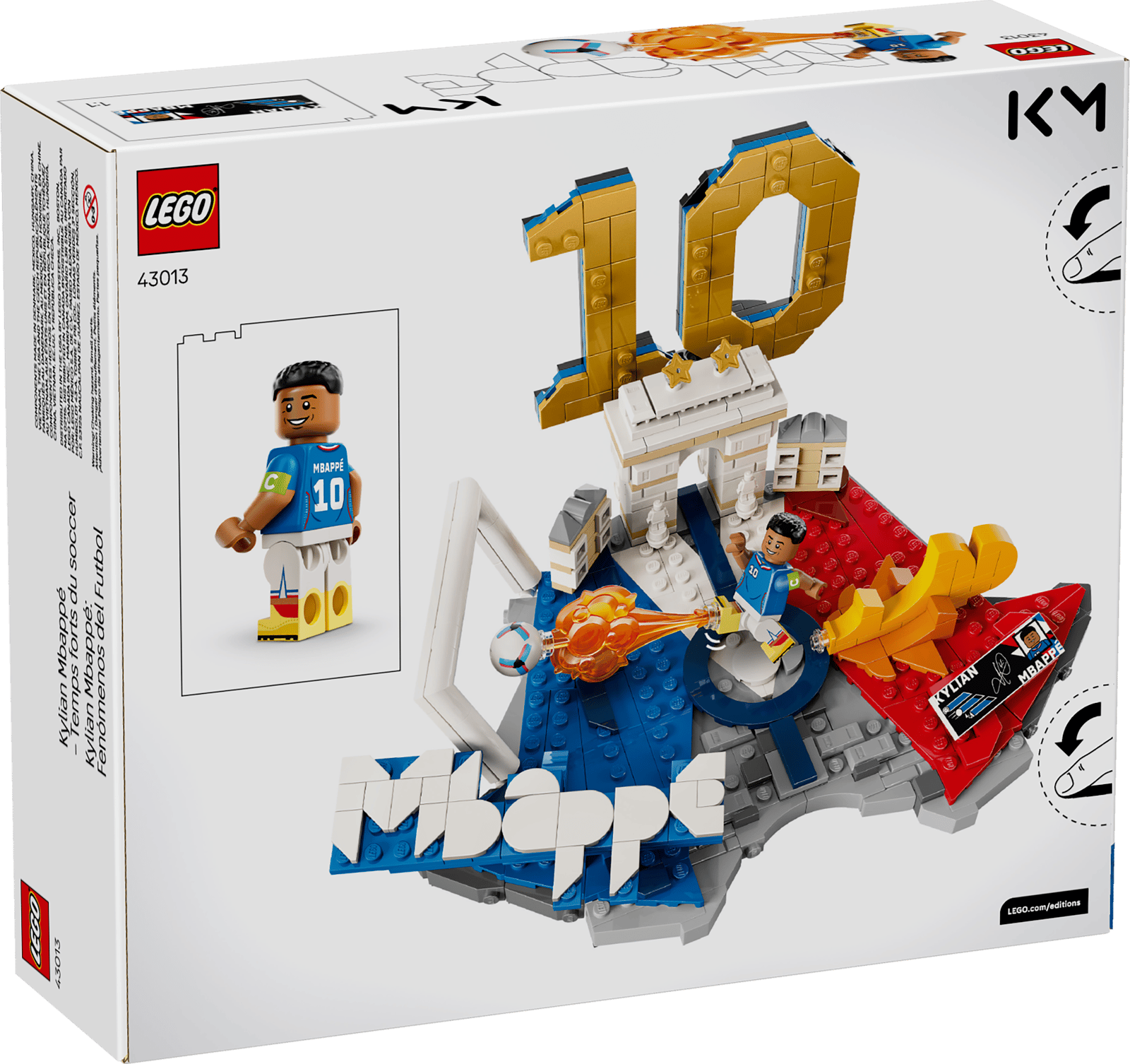 LEGO Editions Kylian Mbappé – Soccer Highlights Set (43013)