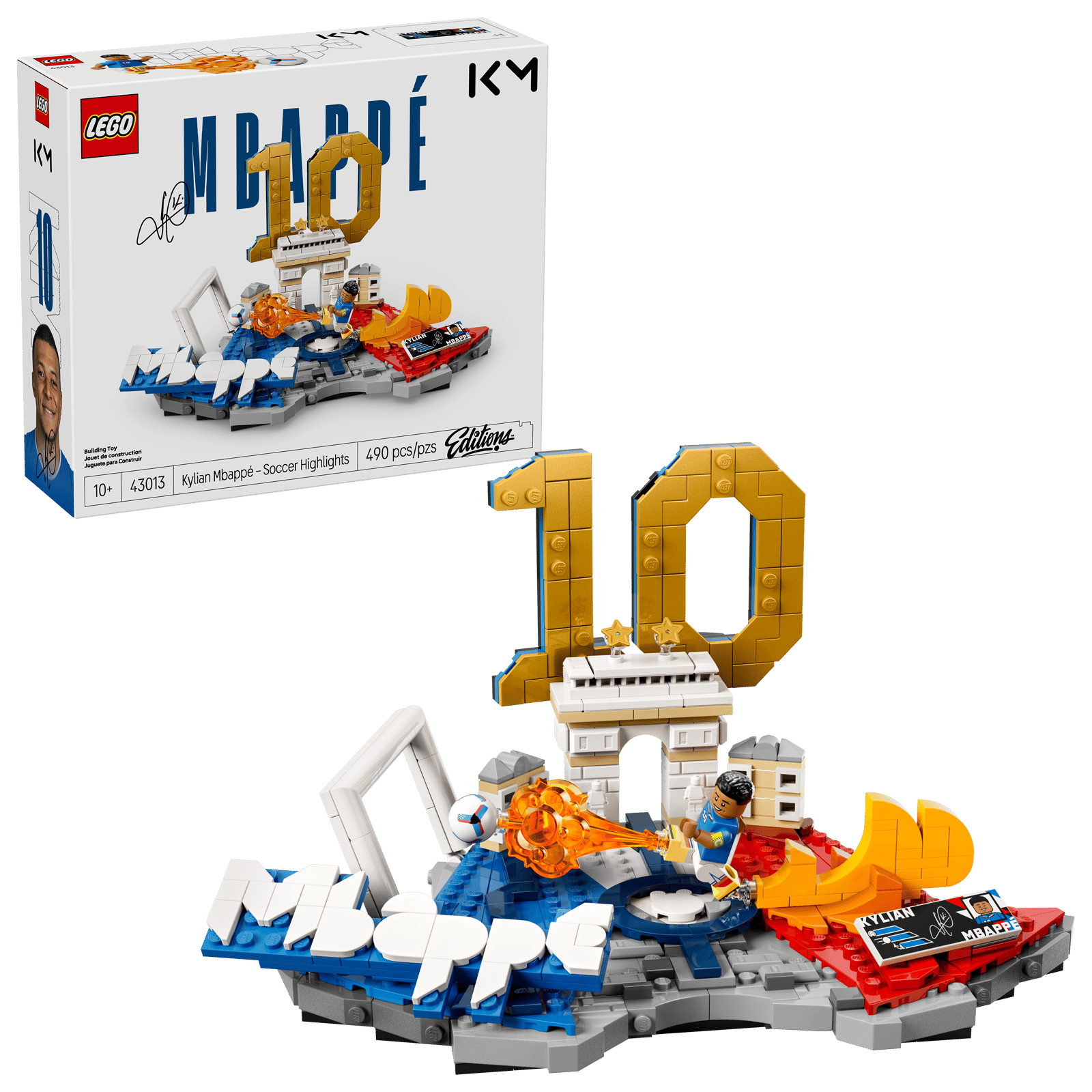 LEGO Editions Kylian Mbappé – Soccer Highlights Set (43013)