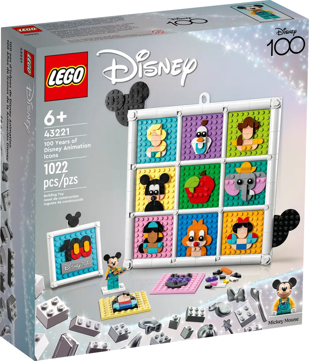 LEGO Disney 100 Years of Disney Animation Icons Set (43221)