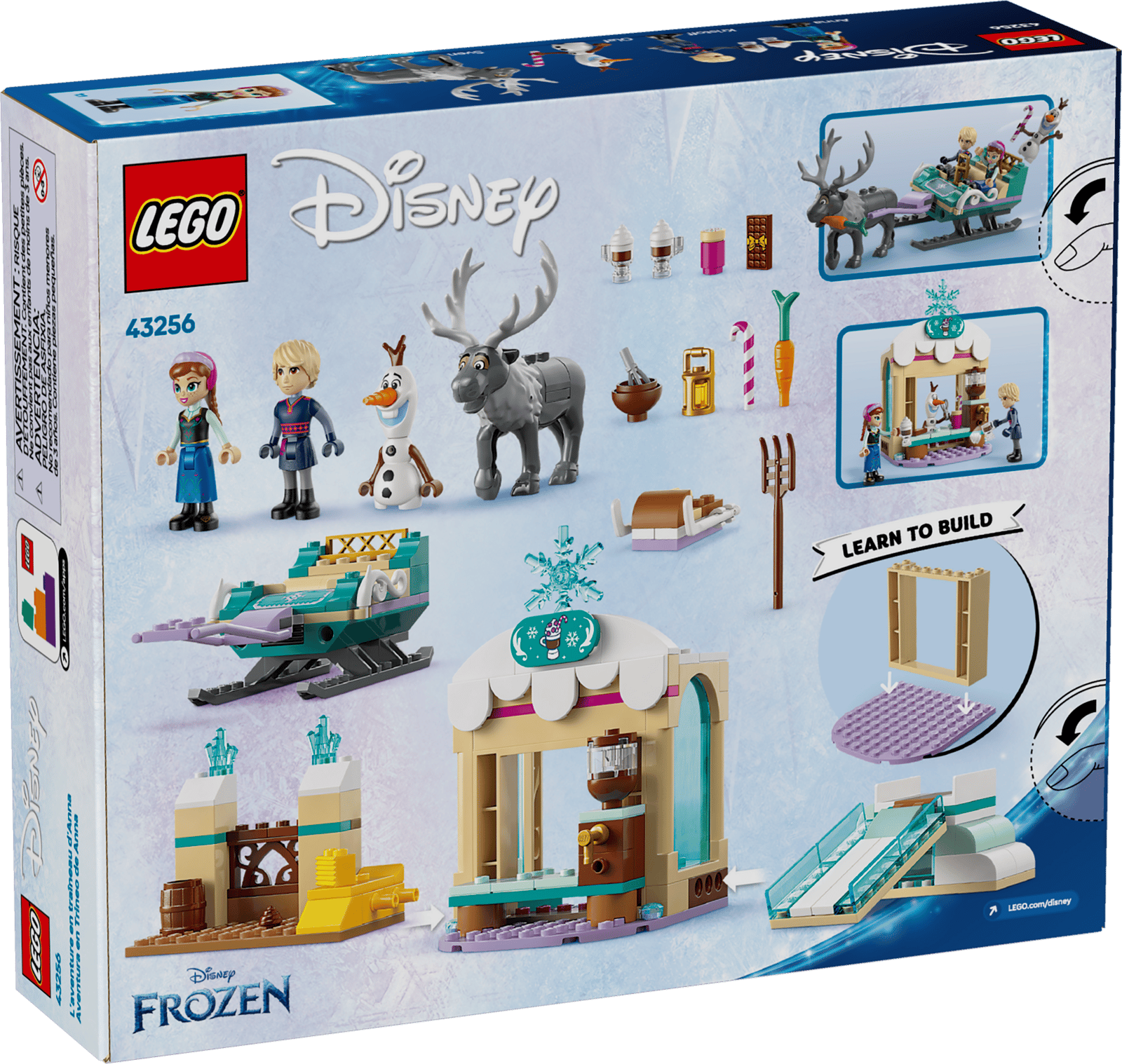 LEGO Disney Frozen 2 Anna's Sleigh Adventure Set (43256)