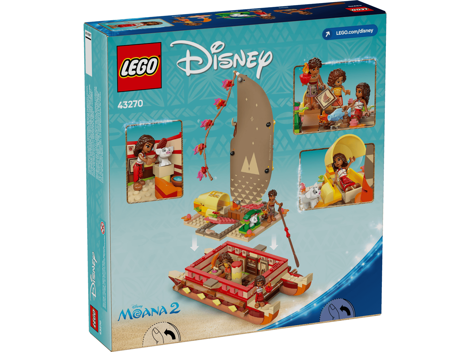 LEGO Disney Moana's Adventure Canoe Set (43270)