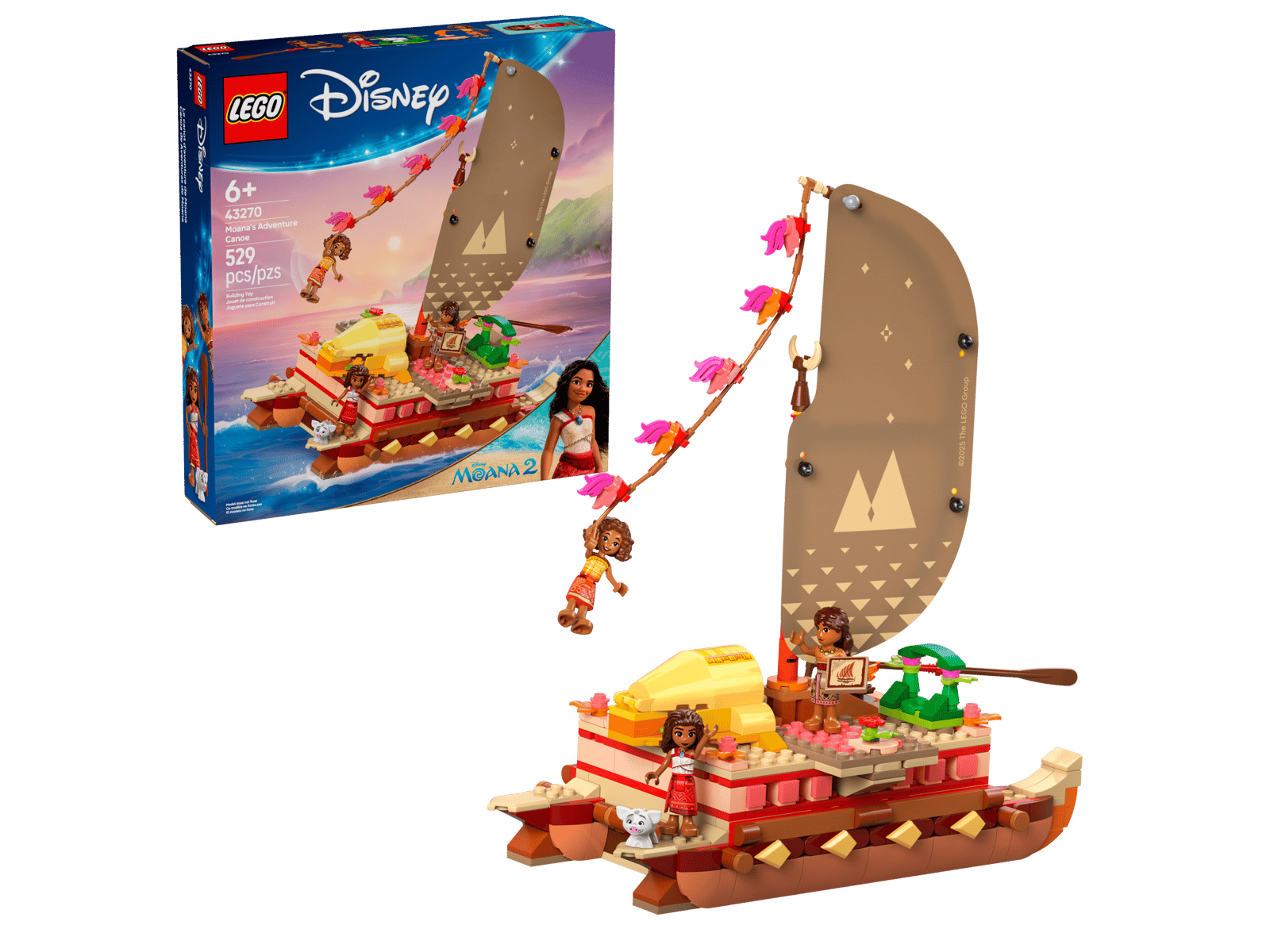 LEGO Disney Moana's Adventure Canoe Set (43270)