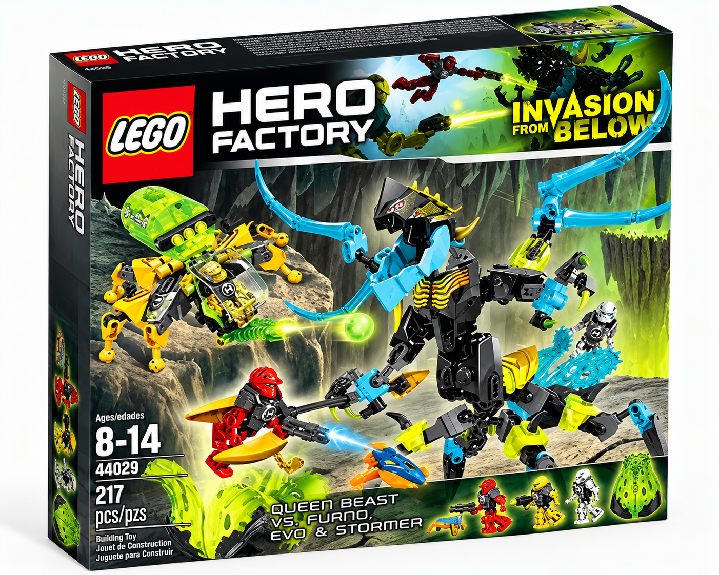 LEGO Hero Factory Queen Beast Vs. Furno. EVO & Stormer Set (44029)