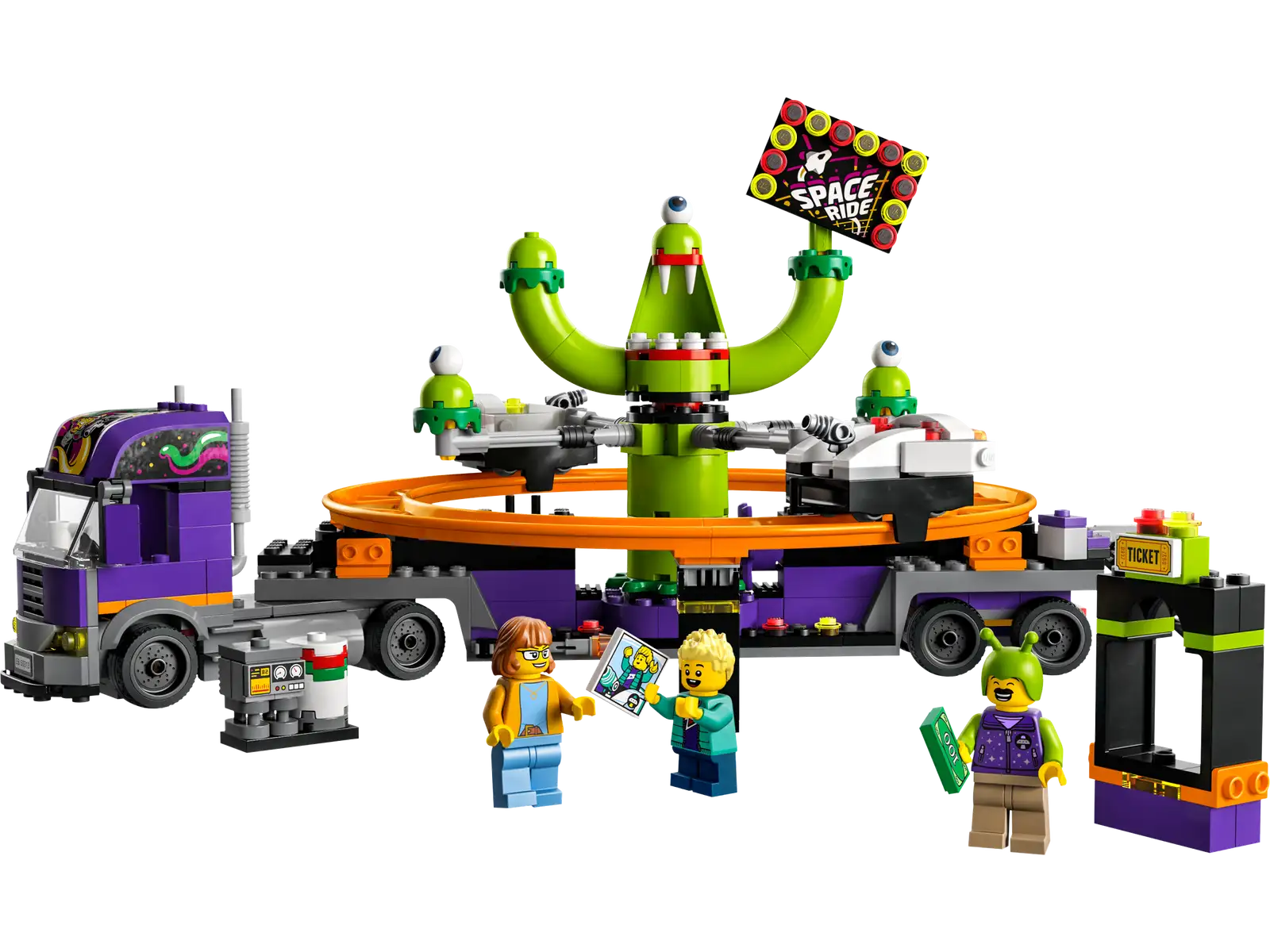 LEGO City Space Ride Amusement Truck Set (60313)