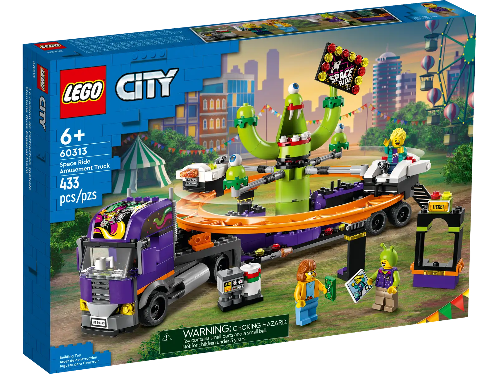 LEGO City Space Ride Amusement Truck Set (60313)