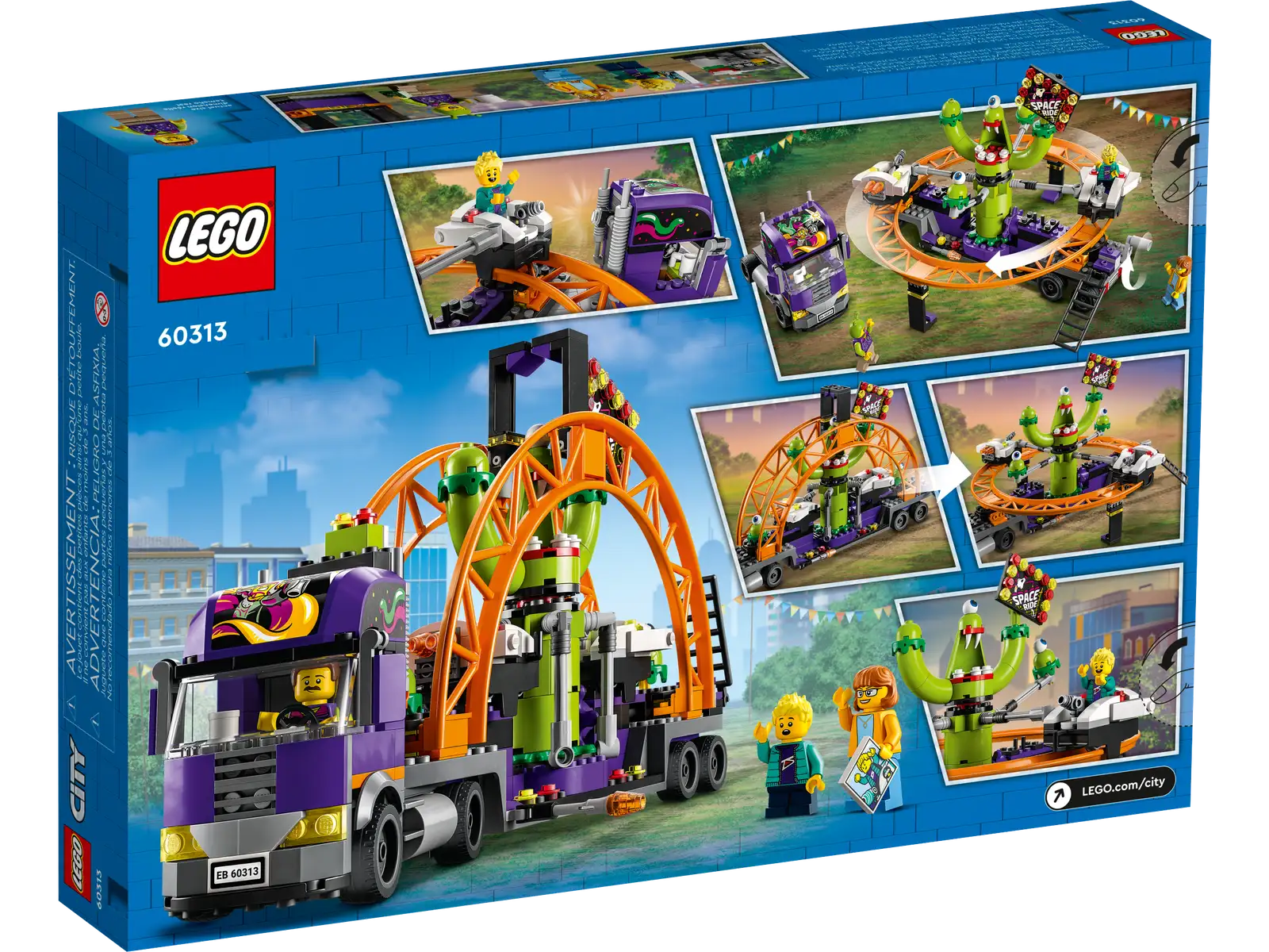 LEGO City Space Ride Amusement Truck Set (60313)