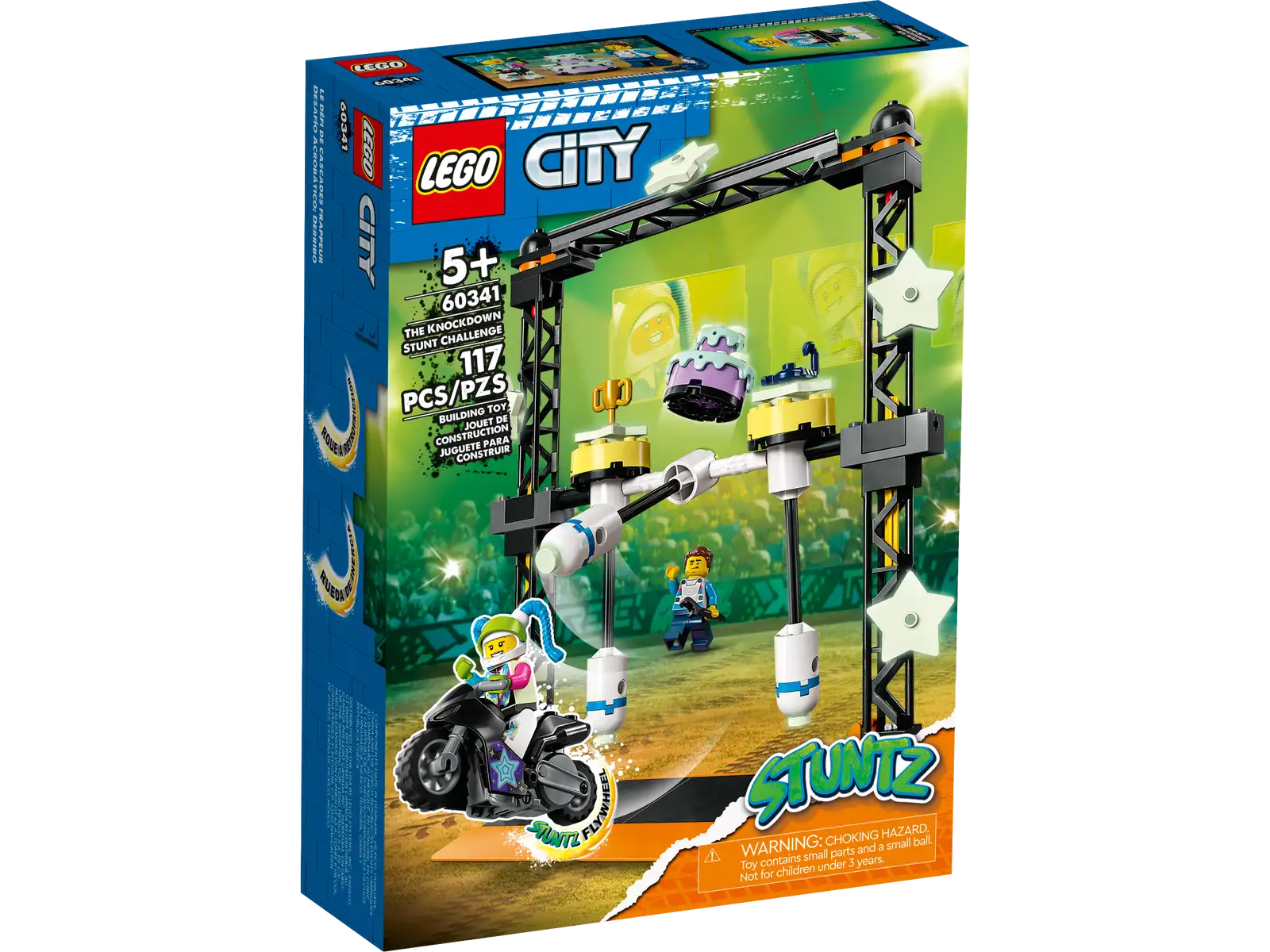 LEGO City The Knockdown Stunt Challenger Set (60341)