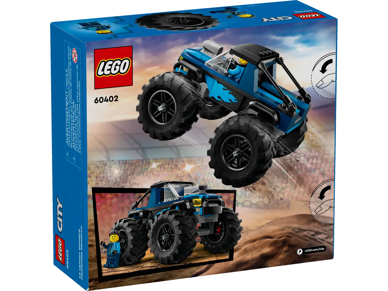 LEGO City Blue Monster Truck Set (60402)