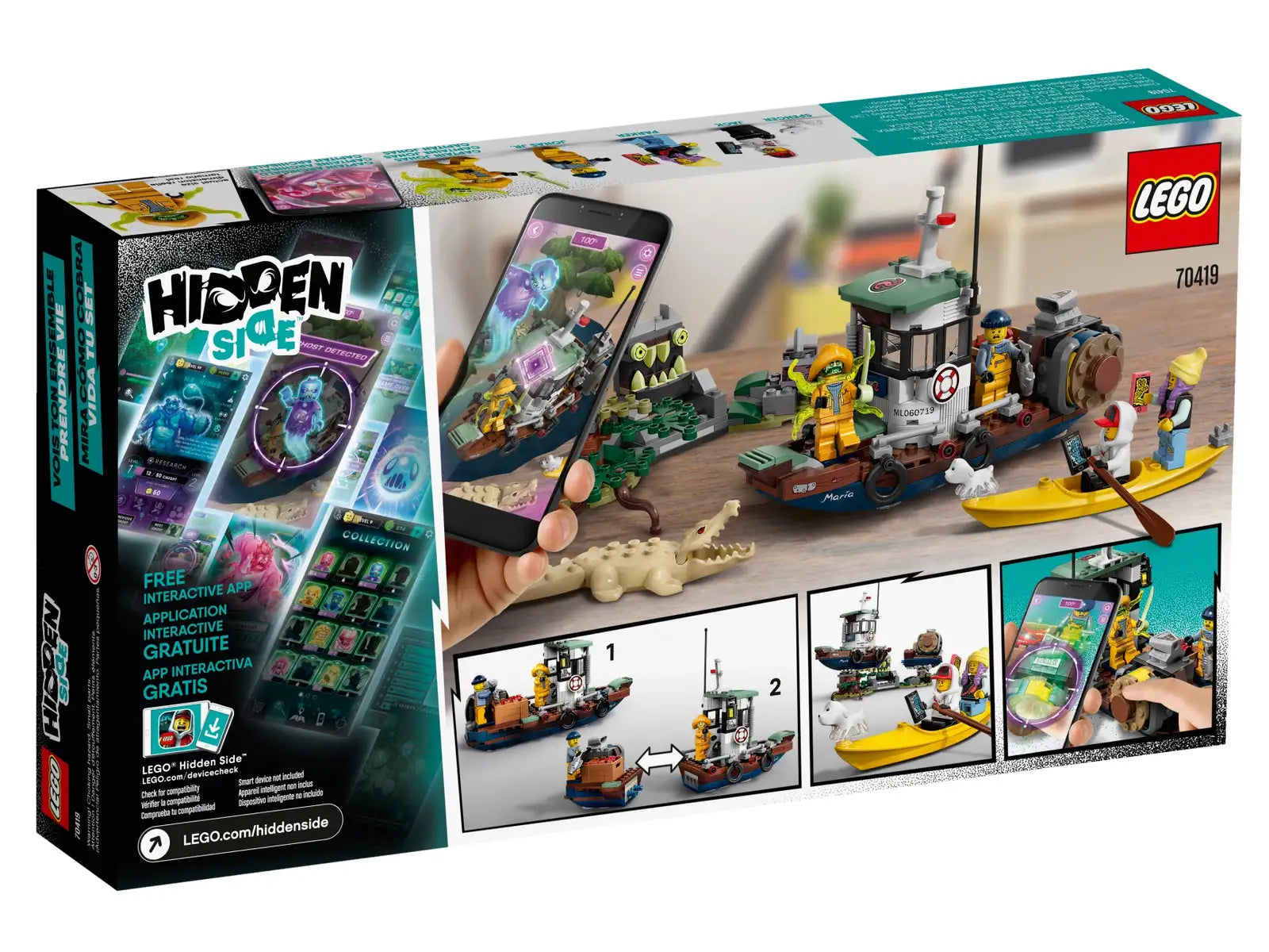 LEGO Hidden Side Wrecked Shrimp Boat Set (70419)