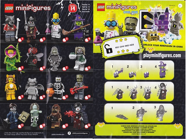 Series 14 (Monsters) Blind Bag - LEGO Collectible Minifigure (71010)