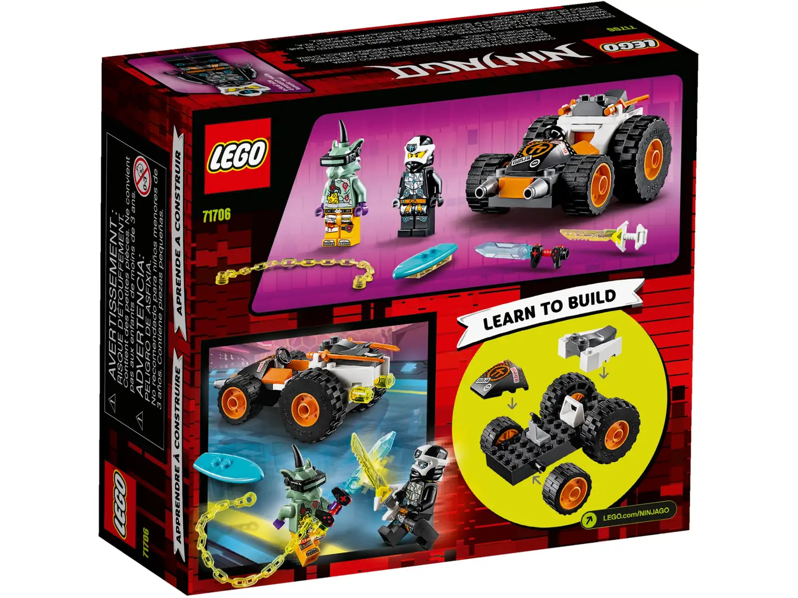 LEGO Ninjago Cole's Speeder Car Set (71706)