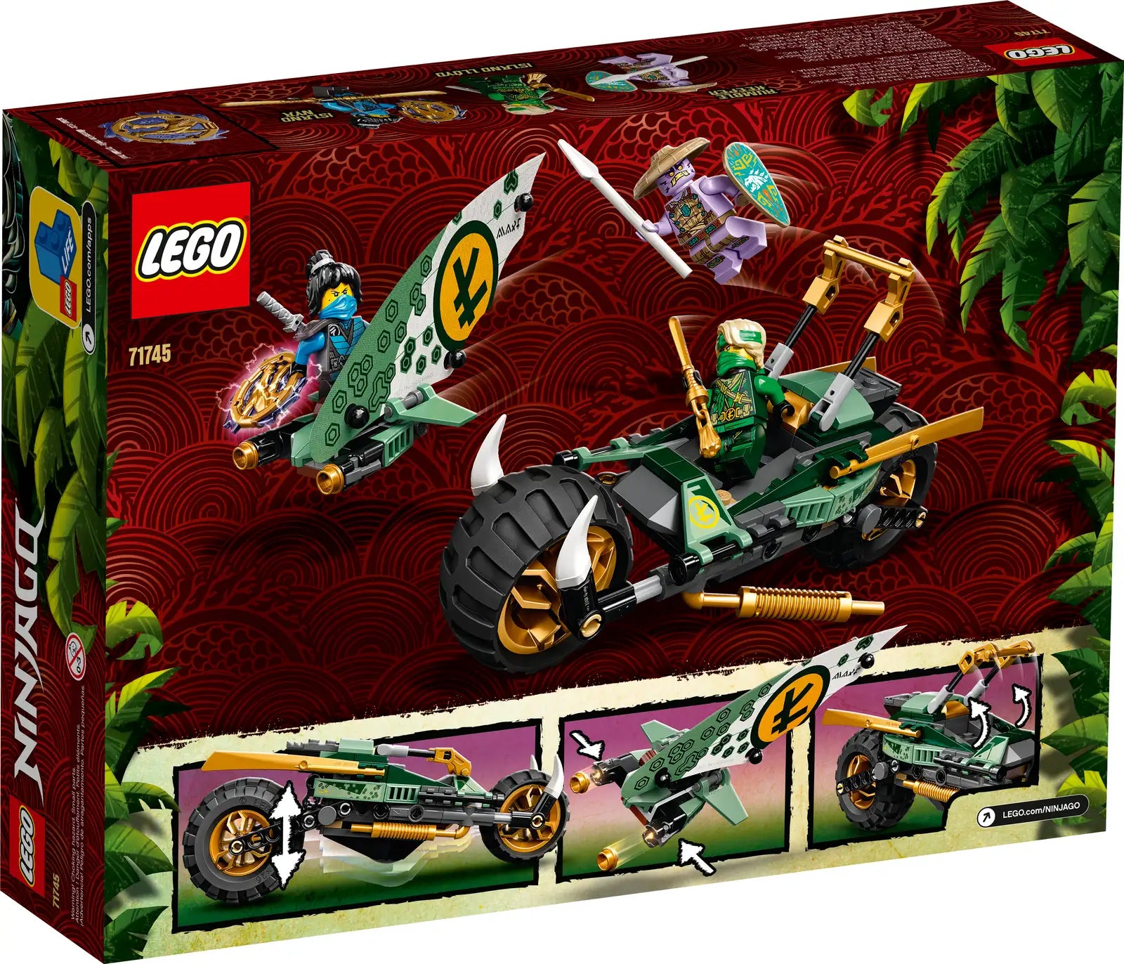 LEGO Ninjago Lloyd's Jungle Chopper Bike Set (71745)
