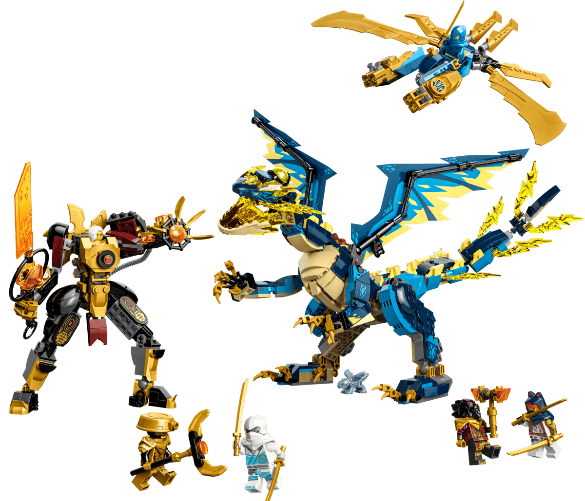 LEGO Ninjago Elemental Dragon vs. The Empress Mech (71796)