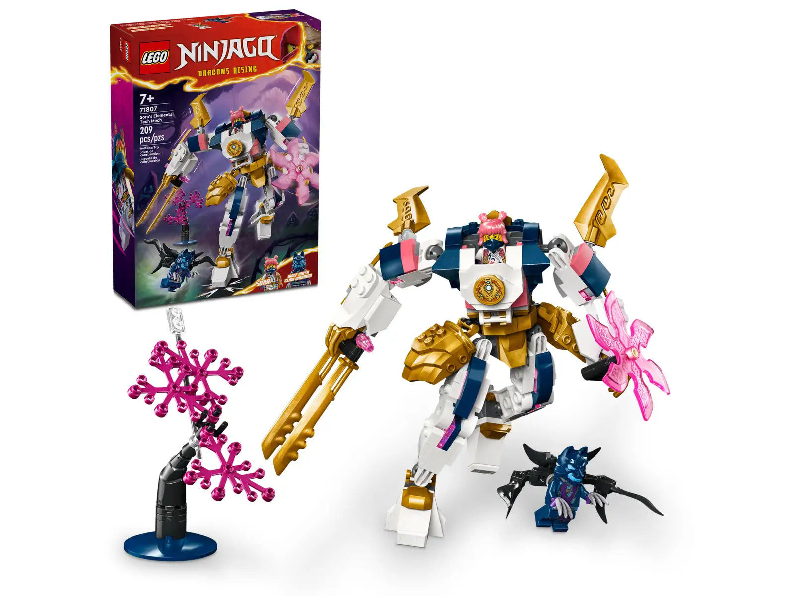 LEGO Ninjago Sora's Elemental Tech Mech Set (71807)
