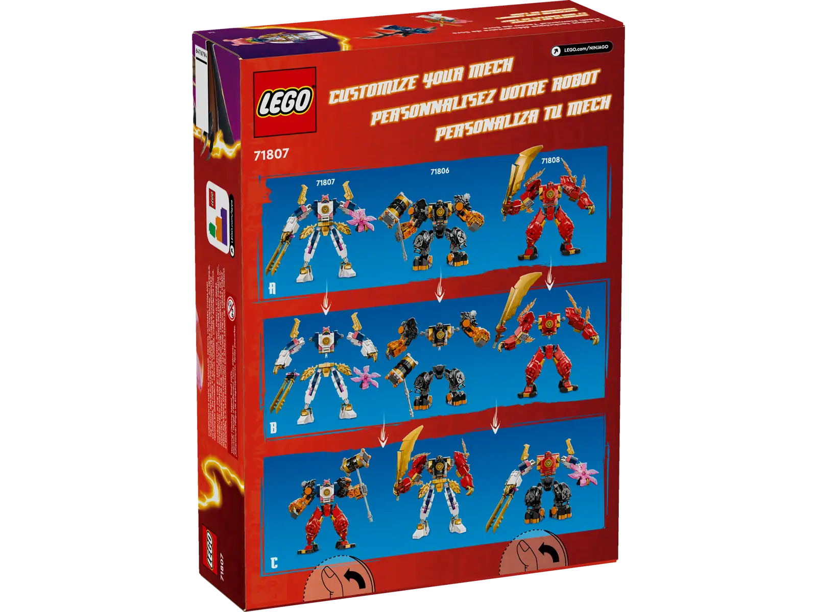 LEGO Ninjago Sora's Elemental Tech Mech Set (71807)