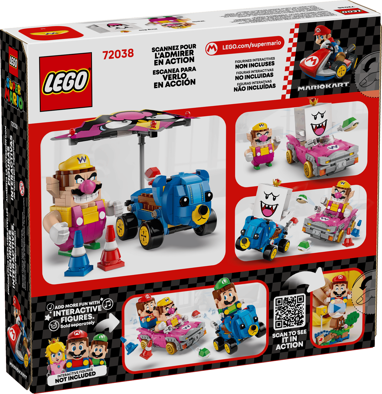 LEGO Super Mario Mario Kart™ – Wario & King Boo Set (72038)