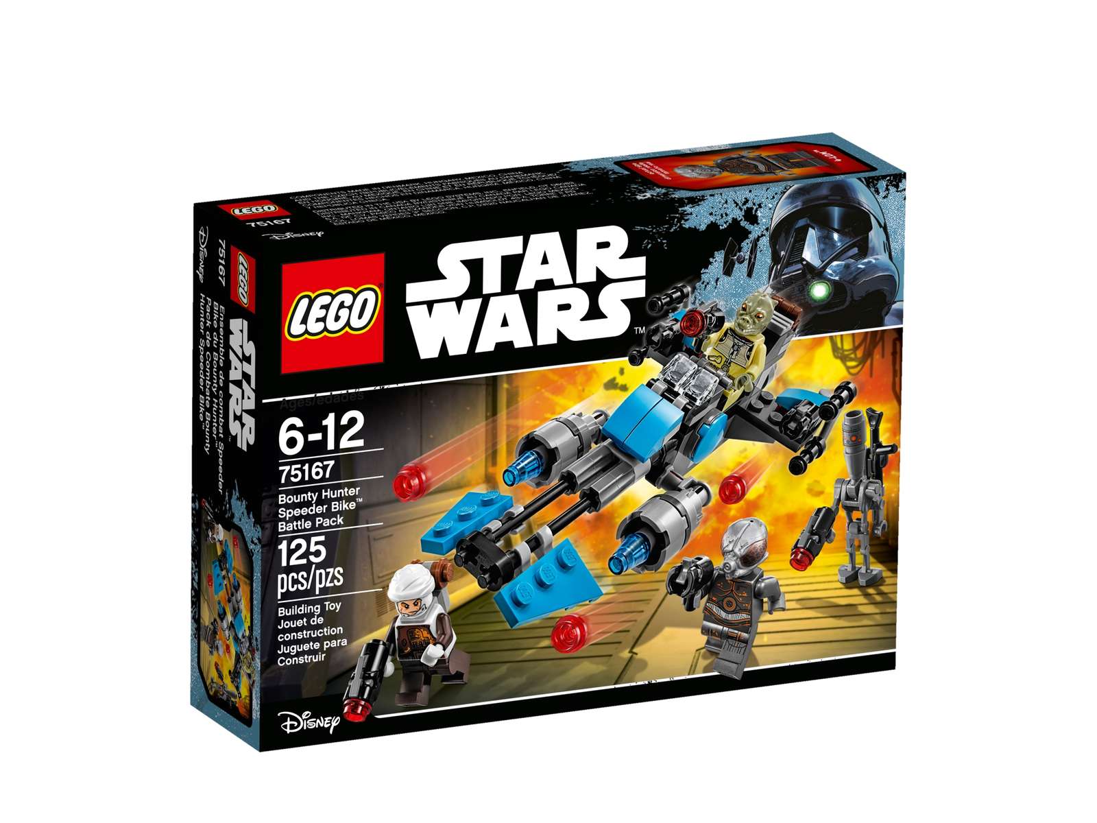 LEGO Star Wars Bounty Hunter Speeder Bike™ Battle Pack Set (75167)