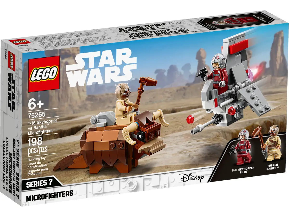 LEGO Star Wars T-16 Skyhopper vs Bantha Microfighters Set (75265)