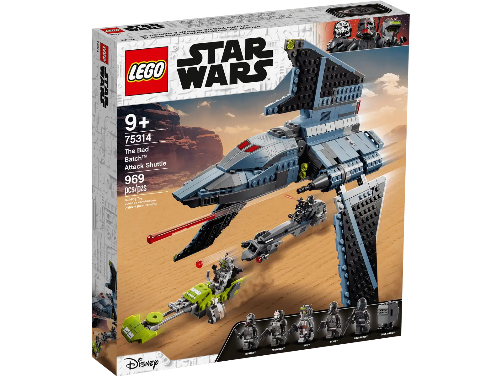 LEGO Star Wars The Bad Batch™ Attack Shuttle Set (75314)