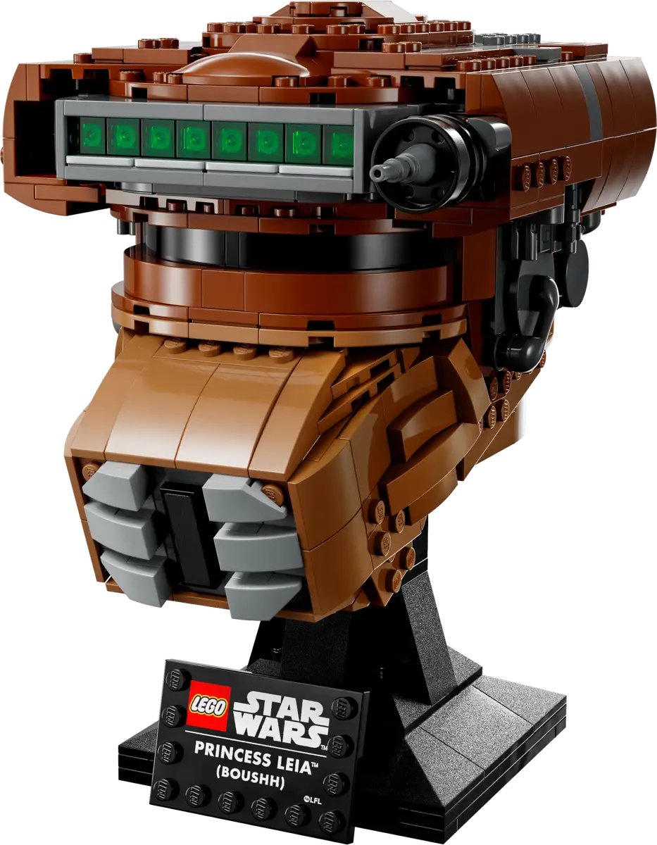 Princess Leia (Boushh) Helmet - LEGO Star Wars Set (75351)