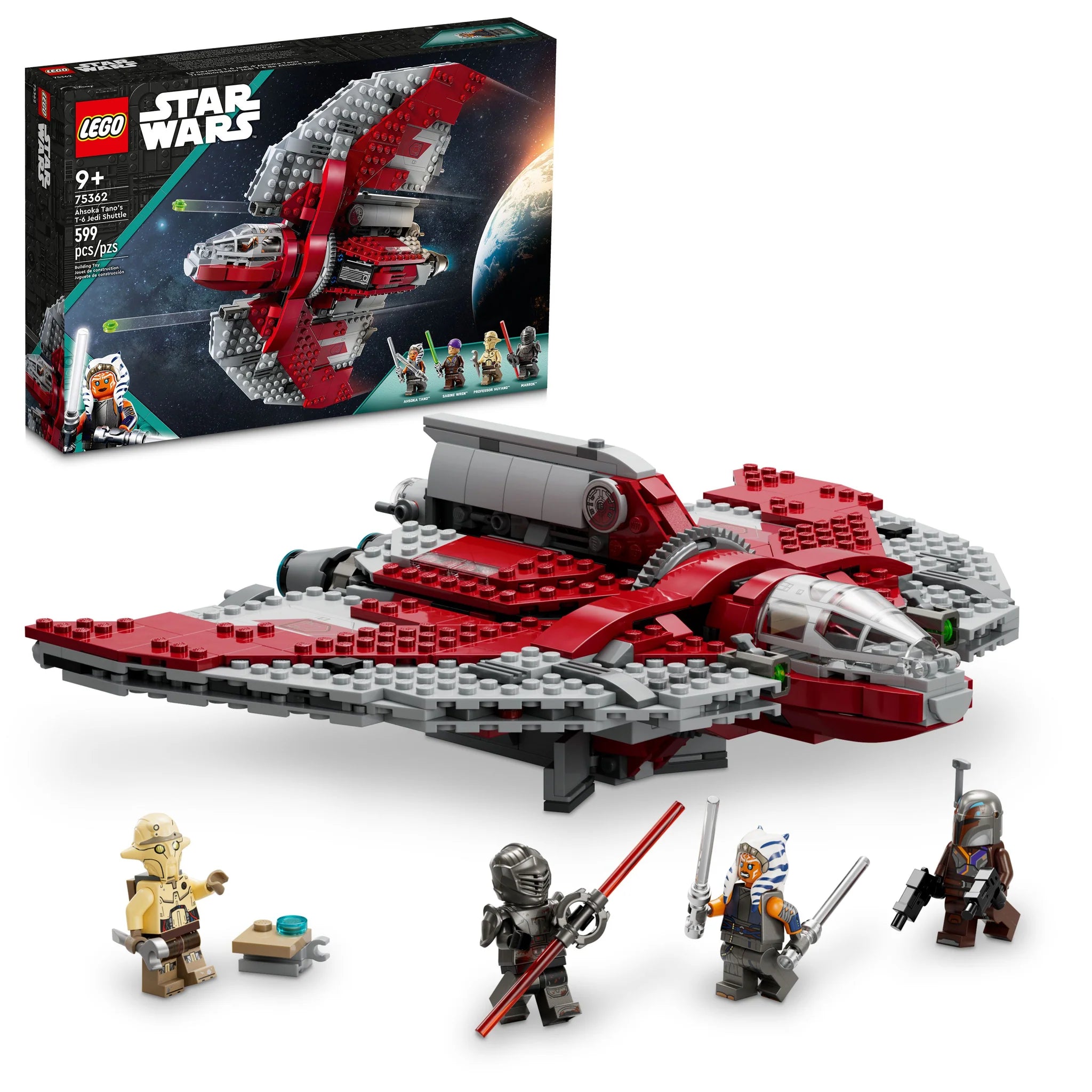 LEGO Star Wars Ahsoka Tano's T-6 Jedi Shuttle Set (75362)